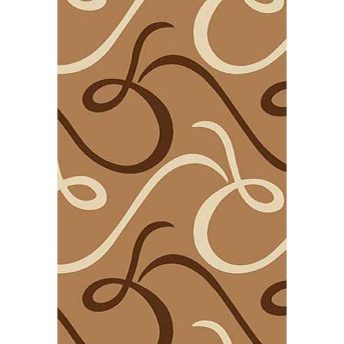 Ковёр Карвинг Фризе VISION DELUXE v803, 0,6*1,1 м, прямоугольный, MUSTARD