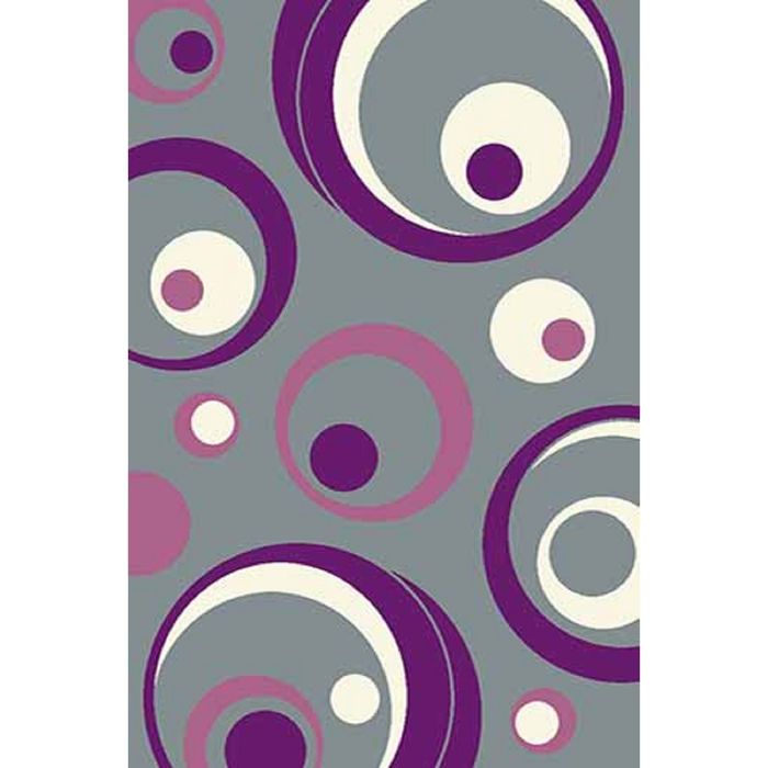 Ковёр Фризе ПП SUNRISE V815, 2*5,5 м, прямоугольный, GRAY-LILAC