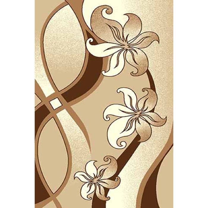 Ковёр Фризе ПП SUNRISE V816, 0,8*1,5 м, прямоугольный, BEIGE