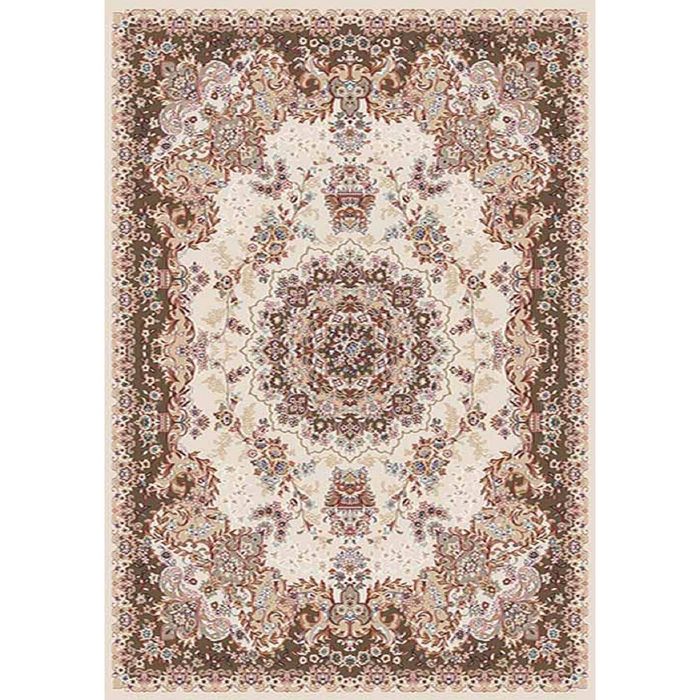 Ковёр Хит-Сет ПП SHAHREZA d211, 2,4*5 м, прямоугольный CREAM-BROWN