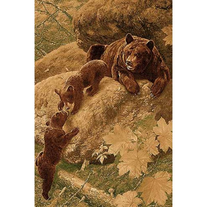 Ковер Heat-set DA VINCI z906, 2*1,4 м, прямоугольный, BROWN