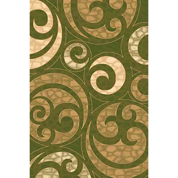 Ковёр Карвинг Хит-сет KAMEA 1068, 0,8*1,5 м, прямоугольный, GREEN