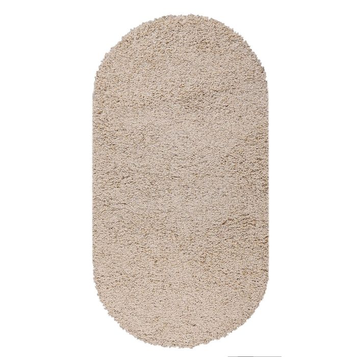 Ковёр SHAGGY ULTRA s600, 3*4 м, овал, BEIGE