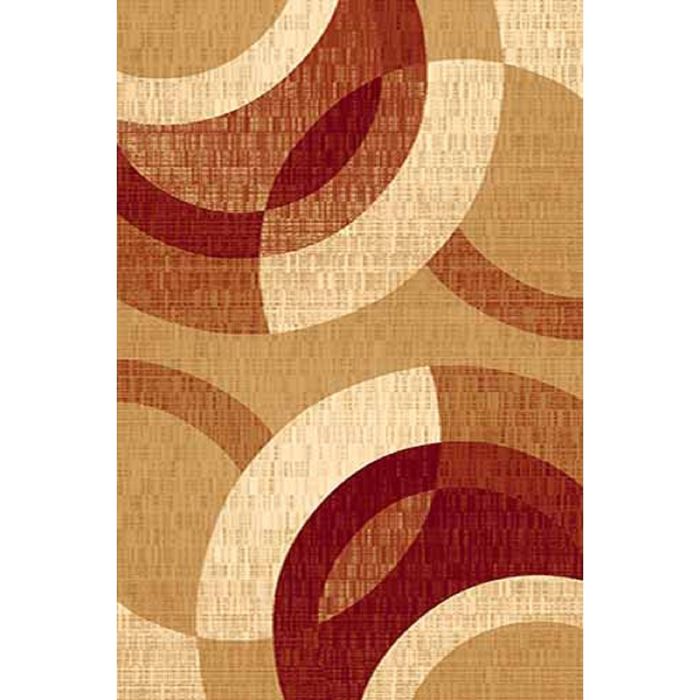 Ковёр Карвинг Хит-сет KAMEA 6786, 2*4 м, прямоугольный, BEIGE-RED