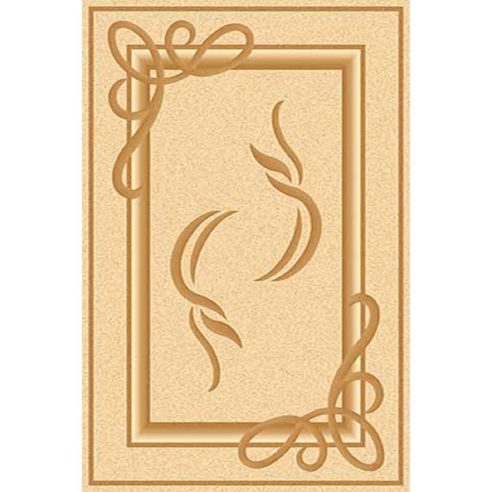 Ковёр Карвинг Хит-сет KAMEA a704, 1*2 м, прямоугольный, CREAM