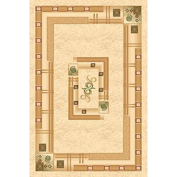 Ковёр Хит-Сет ПП VALENCIA 5263, 0,8*1,5 м, прямоугольный, CREAM