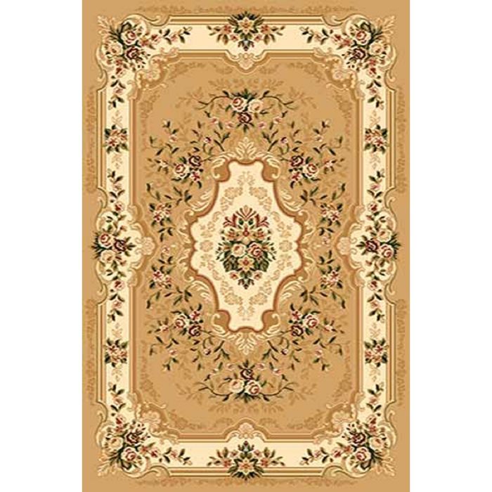 Ковёр Хит-Сет ПП VALENCIA d017, 1*2 м, прямоугольный, BEIGE