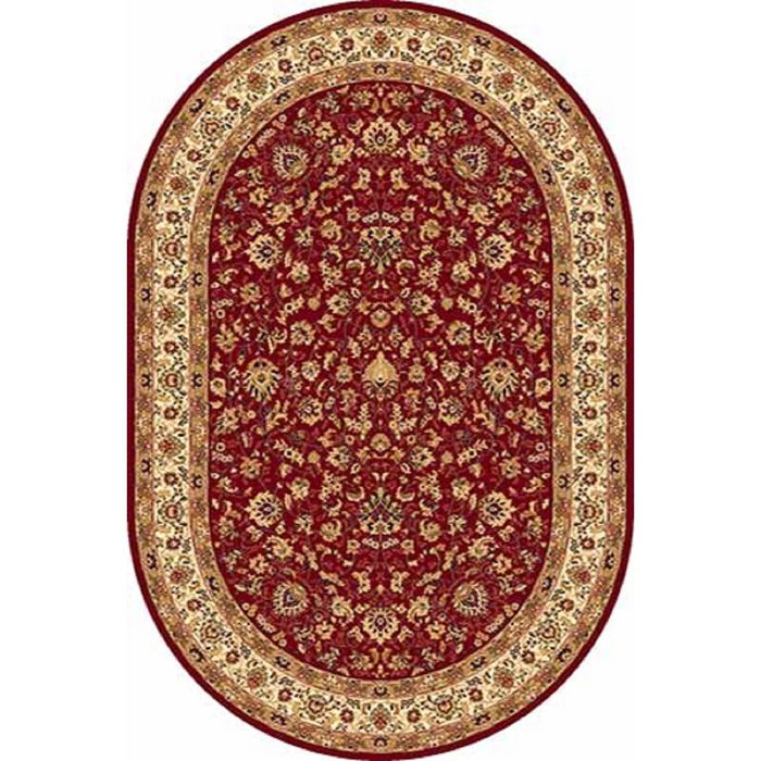 Ковёр Heat-set IZMIR 5471, 1,5*2,3 м, овал, RED