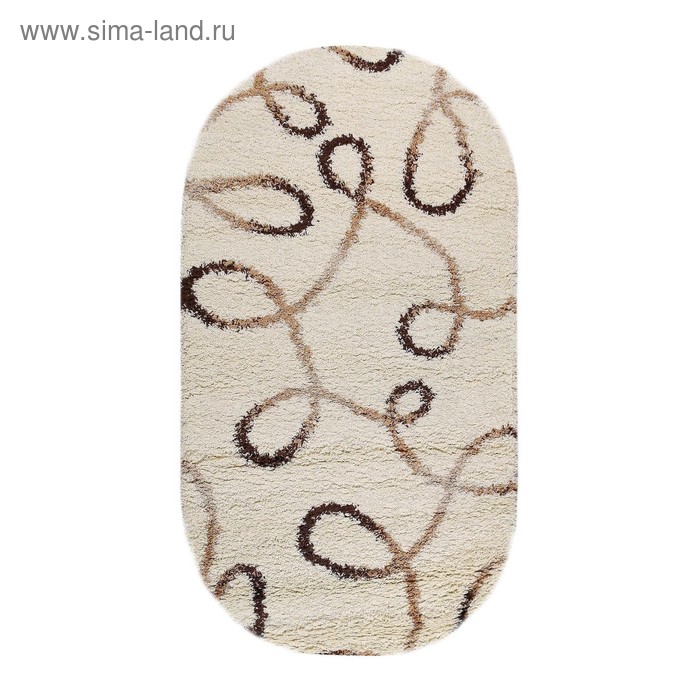 

Ковёр овальный Merinos Shaggy Ultra, размер 200x500 см, цвет cream mр