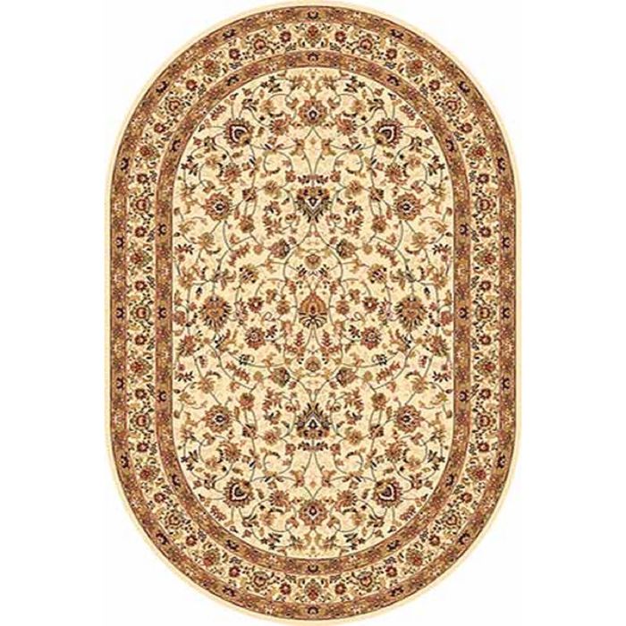 Ковёр Heat-set IZMIR 5471, 1*4 м, овал, CREAM
