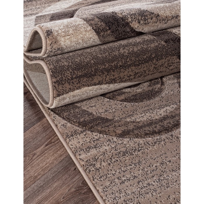 

Ковёр прямоугольный Mega Carving d263, размер 150 х 230 см, цвет light beige