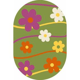 

Ковёр овальный Rio 1021, размер 160х230 см, цвет green