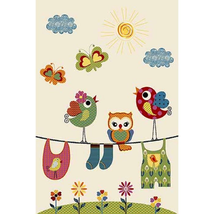 Ковер Fraise CRYSTAL 2721, 1,2*1,8 м, прямоугольный, CREAM