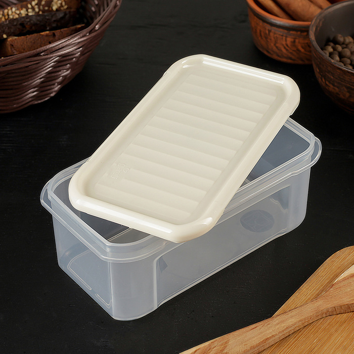 Банка для сыпучих продуктов 500 мл Krupa, цвет МИКС