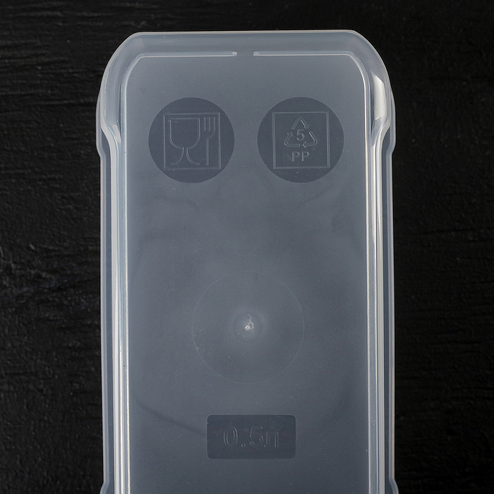 Банка для сыпучих продуктов 500 мл Krupa, цвет МИКС