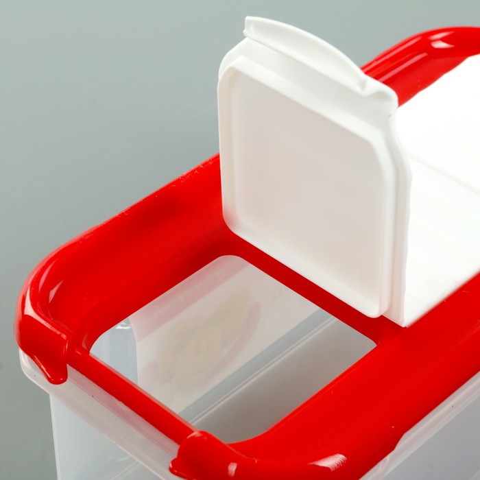 Банка для сыпучих продуктов 500 мл с дозатором Krupa, цвет МИКС