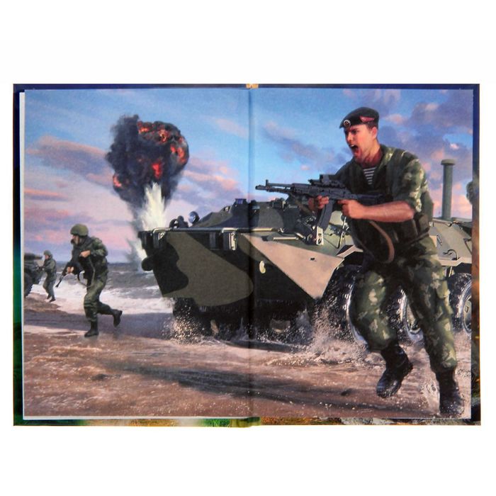 Ежедневник "ВДВ", А6, твёрдая обложка, 80 листов