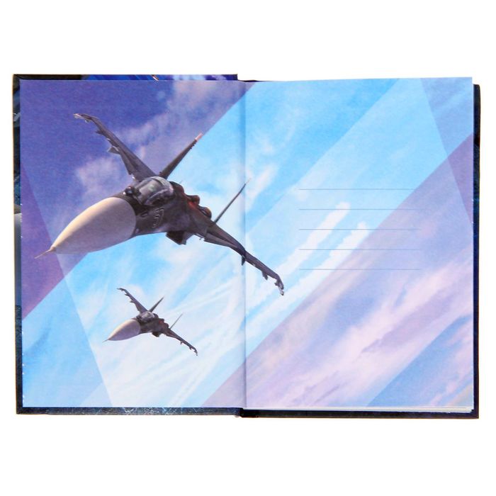 Ежедневник "ВВС", А6, твёрдая обложка, 80 листов