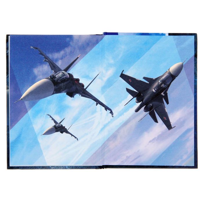 Ежедневник "ВВС", А6, твёрдая обложка, 80 листов