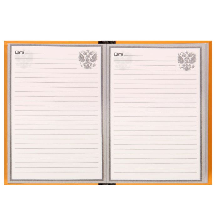 Ежедневник "Государственная служба", А6, твёрдая обложка, 80 листов