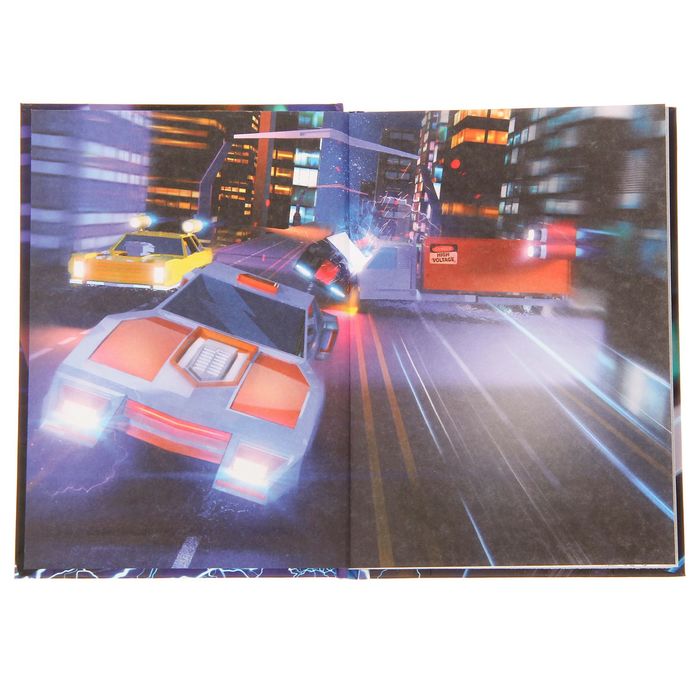 Ежедневник и игра для телефона с дополненной реальностью "Гонки", А6, твёрдая обложка, 80 листов