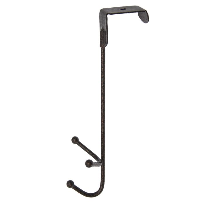 Вешалка надверная "Гость 3", цвет медный антик