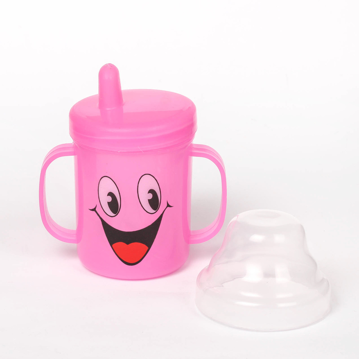 Поильник с твёрдым носиком, 150 мл, от 6 мес., цвета МИКС