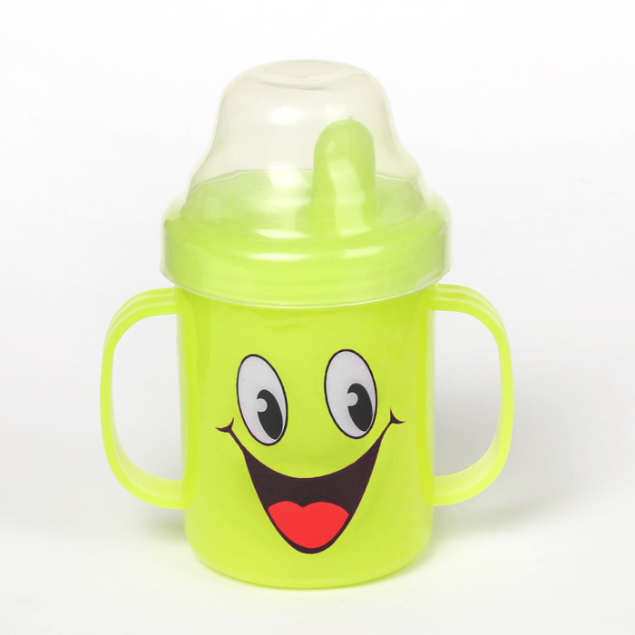 Поильник с твёрдым носиком, 150 мл, от 6 мес., цвета МИКС