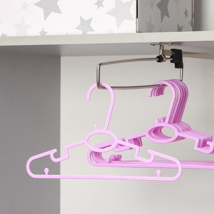 Вешалка-плечики детская, размер 30-34 "Комфорт", цвет МИКС