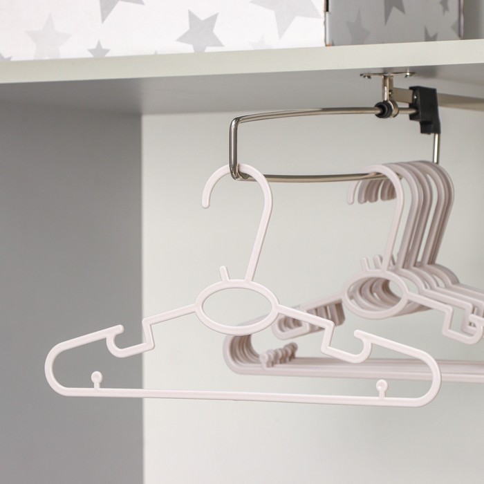 Вешалка-плечики детская, размер 30-34 "Комфорт", цвет МИКС