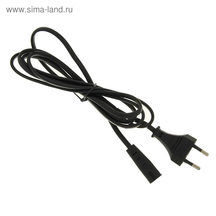 фото Кабель питания cablexpert pc-184/2-1.8m, cee 7/16 - c7, 2-pin, 2.5 а, 1.8 м, черный gembird