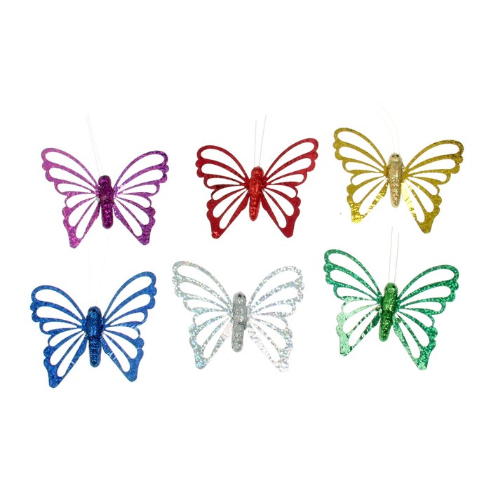 Магнит "Кружевная бабочка" МИКС