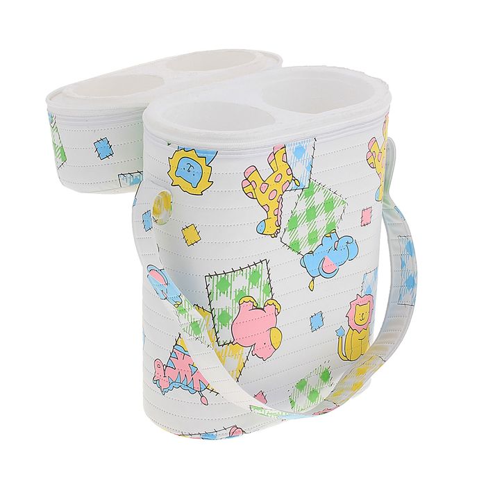 Контейнер для двух бутылочек «Стандартный», цвета МИКС