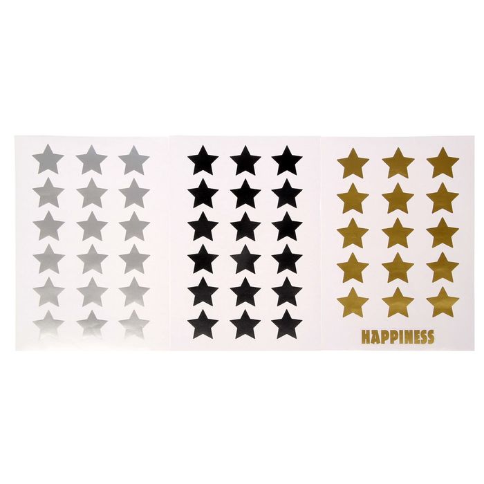 Набор интерьерных наклеек «Звёздный», 21 х 29,5 см