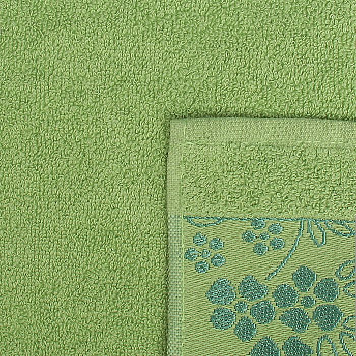 Полотенце махровое Fiesta Elara 30х50 см зеленый 400гр/м, хлопок 100%