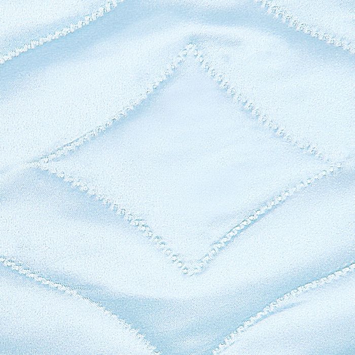 Покрывало двустороннее Люкс, цвет голубой, размер 180х205 см, атлас 90 г/м2
