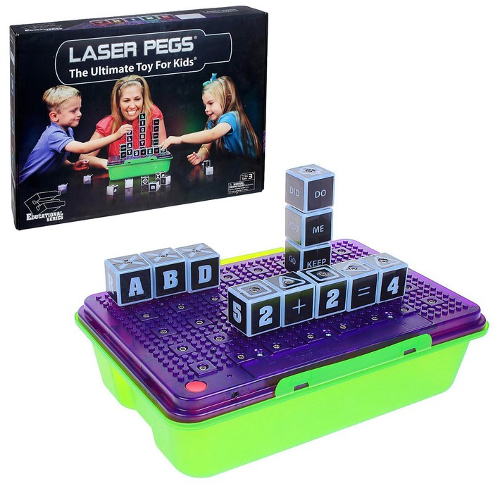 Конструктор со световой панелью "Английский язык", 36 деталей