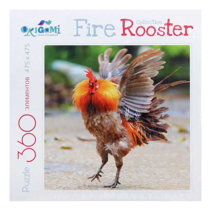 Пазл "FireRooster. Бойцовый петух" 360 элементов