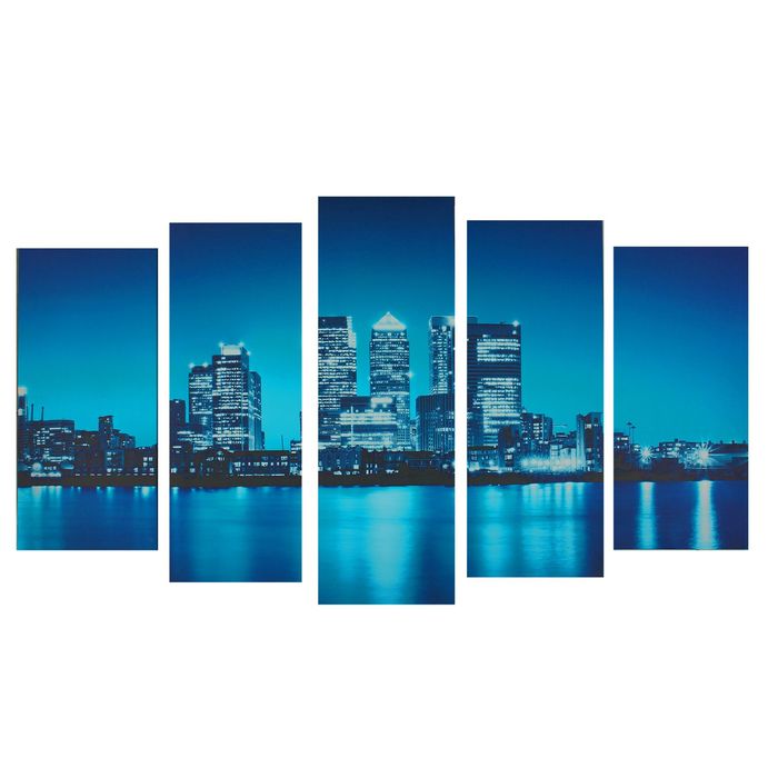 Модульная картина на подрамнике "Город"