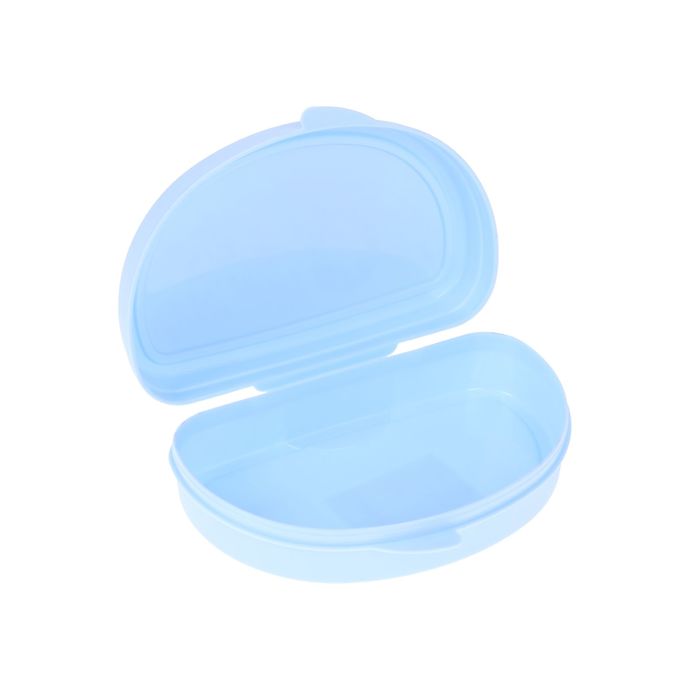 Бутербродница «Анна и Эльза», цвет голубой