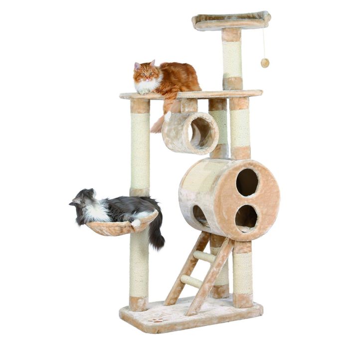 Домик Trixie Mijas для кошки,  176 см, плюш, бежевый