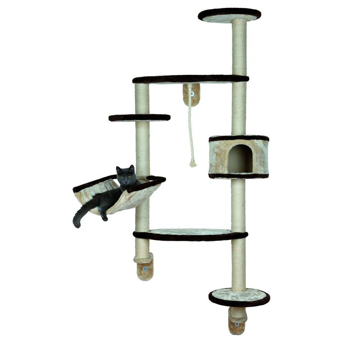 Домик Trixie Francesco для кошки, 194см., беж/коричневый.