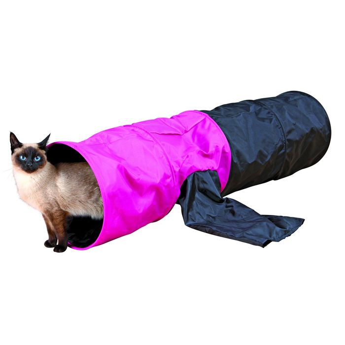 Тоннель Trixie для кошки, шуршащий, 115 см, ф 30 см.