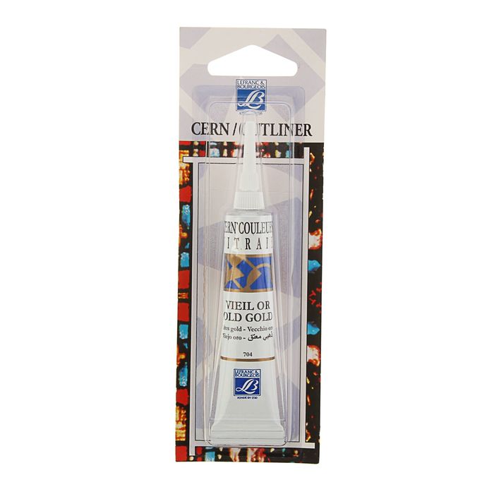 Контур по стеклу и керамике 20 мл LeFranc&Borgeois без обжига туба 704 Античнное золото LF211593