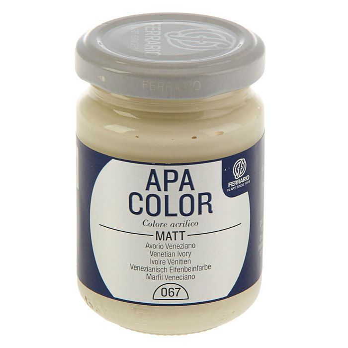 Краска акриловая художественная в стекле 150 мл Ferrario Апа Колор №67 Венецианская розовая BA0095AO67