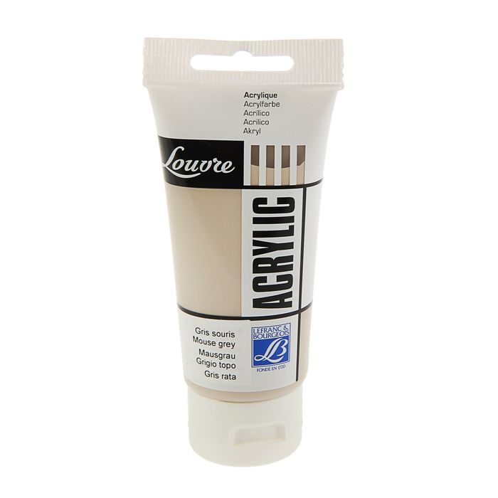 Краска акриловая художественная туба 80 мл LeFranc&amp;Borgeois LOUVRE 263 Мышиный серый LF174428