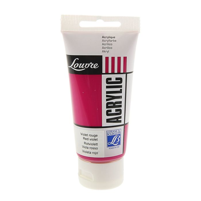 Краска акриловая художественная туба 80 мл LeFranc&amp;Borgeois LOUVRE 618 Красно-фиолетовый LF174398