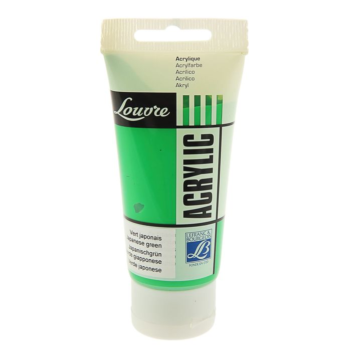 Краска акриловая художественная туба 80 мл LeFranc&amp;Borgeois LOUVRE Зеленый японский LF174434