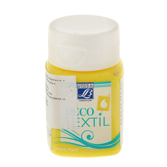Краска для ткани 50 мл LeFranc&Borgeois DECO TEXTIL 172 Бледно-желтый LF211455