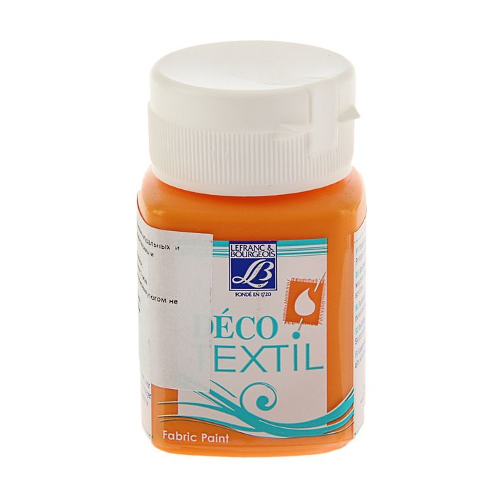 Краска для ткани 50 мл LeFranc&Borgeois DECO TEXTIL 221 Мандарин LF211457